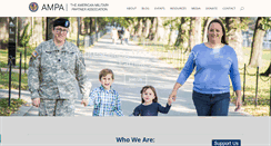 Desktop Screenshot of militarypartners.org