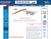 Tablet Screenshot of militarypartners.com